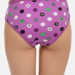 mod & shy Polka Dot Printed Low-Rise Antimicrobial Basic Briefs image 2