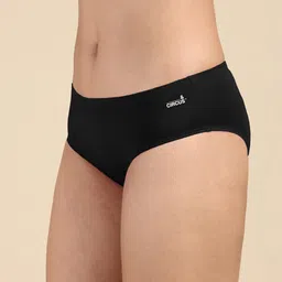 &CIRCUS Pack of 2 Seamless with Full Coverage Mid Rise Soft MicroModal Hipster Briefs image 4