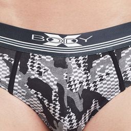 BODYX Abstract Printed Basic Briefs BX01B-PRINT-5-XL image 3