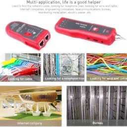 BALRAMA 868 Wire Tracker Network Cable Detector LAN Tester Ethernet RJ11 RJ45 Cat5 Cat6 Combo Set image 5