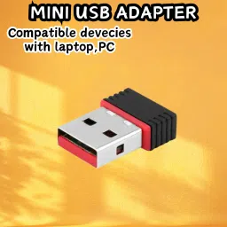 FRONY (Wi-Fi Receiver) with Multi-Device Connectivity For All Pc System and LaptopB140 USB Adapter-35