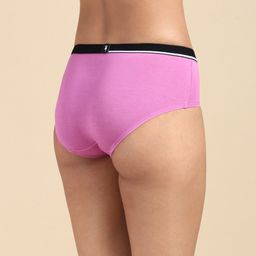 &CIRCUS Pack of 3 Full Coverage Mid Rise Soft MicroModal Hipster Briefs image 5