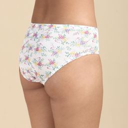 &CIRCUS Pack of 3 Seamless Printed Full Coverage Mid Rise Soft MicroModal Hipster Briefs image 4