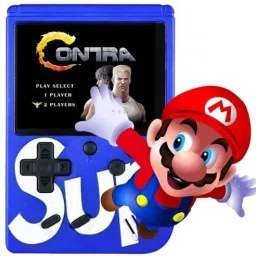 VEKIN SUP Handheld Game Console,Classic Retro Video Gaming Player Sup 8 GB with Mario/Super Mario/DR Mario/Contra/Turtles and other 400 Games-91