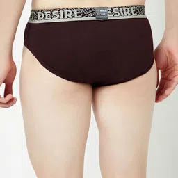 T.T. Men Pack Of 2 100% Combed Cotton Front Open Basic Briefs image 4