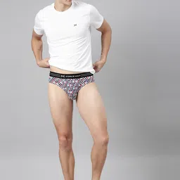 Force NXT Men Assorted Printed Micro Modal Brief image 4