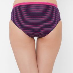 SOIE Women Full Coverage Solid and Printed Cotton Stretch Hipster Briefs (Pack of 3) image 5