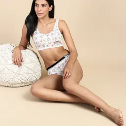 &CIRCUS Pack of 2 Printed Full Coverage Mid Rise Soft MicroModal Hipster Briefs image 4