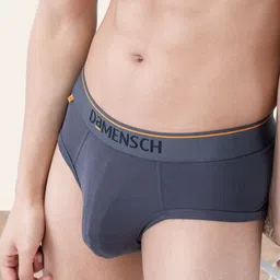 DAMENSCH Men Pack of 3 Deo-Cotton Anti-Bacterial Briefs DAM-CTS-B-VOV-CCD-BKN image 2