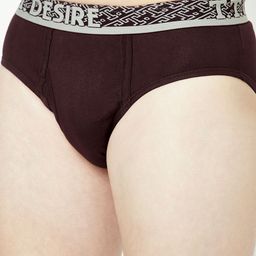 T.T. Men Pack Of 2 100% Combed Cotton Front Open Basic Briefs image 5