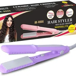 MARSELITE AT-8006 Mini Hair Crimper Machine With Power Indicator Light Present Electric Hair Styler-image-18