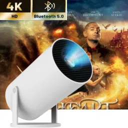 Frony Smart Projector for Home 4K Support Rotabable Design withApp Netflix,YouTubeC131 (4500 lm / 1 Speaker / Wireless / Remote Controller) Portable Projector-17