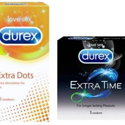 Extra Dots Dotted 10s + Extra Time Climax Delay 3s (10s + 3s = 13 Condoms) Value Passion Raja Combo Condom-image-21