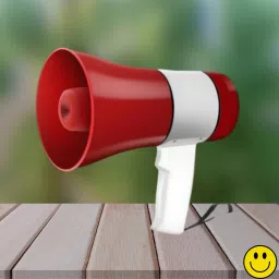 Handheld Megaphone with Siren, Microphone & Rechargeable for Outdoor EventsB170 Megaphone Portable Megaphone Siren Loudspeaker Function &Long Battery BackupW170 Outdoor PA System-1
