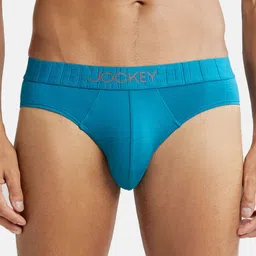 Jockey Men Teal Blue Briefs IC31-picture-15