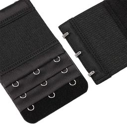 lozora Women's Bra Extender 2 Hooks 3 Hooks Elastic Stretchy Back Bra Band Extension (LZ-045) image 2