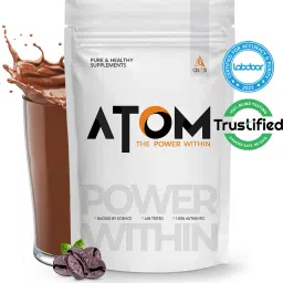 ATOM Whey Protein 1kg with Digestive Enzymes | USA Labdoor Certified for Purity Whey Protein-20
