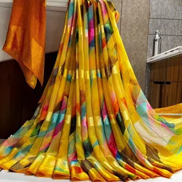 ghan sals Printed Bollywood Georgette Saree-picture-12