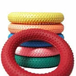 tennikoit ring Rubber Tennikoit Ring (Pack of 6) Multicolour Rubber Tennikoit Ring-image-71