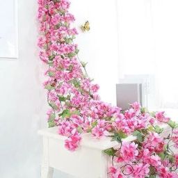Clear Cherry Blossom Artificial Flower-35