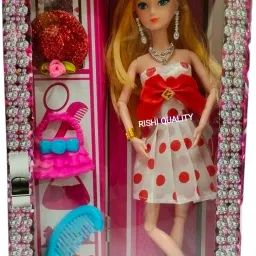 Fashion Doll With Foldable Hands And Legs Playing for Girls With Accessoires.-37