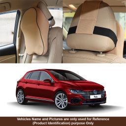 Beige Fabric Car Pillow Cushion for Volkswagen-image-80