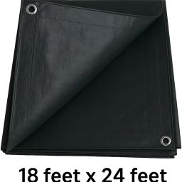 TARPAULINE SHEET WATERPROOF COVER Tent - For PROTECT FROM UV RESISTANT,RAIN, 18 FEET X 30 FEET-image-27