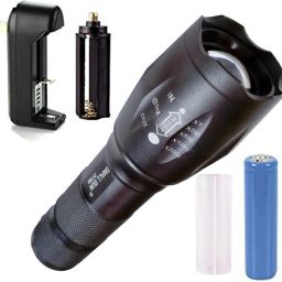 FL_M6 PowerBeam Torch – 5 Modes, Zoom Lens, Rechargeable 8 hrs Torch Emergency Light-image-90