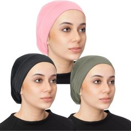 Solid Pure Cotton Women Black, Pink, Green Faux Turtleneck Neck Cover, Scarf, Fancy Scarf-image-89