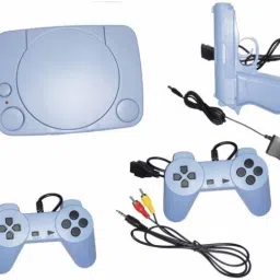 VK MART 77 Classic TV Game Console Inbuilt Game Contra, Super Mario Bros with 1 Cassette NA GB with Contra, Super Mario Bros, F1 Race, Cricket Game image 2