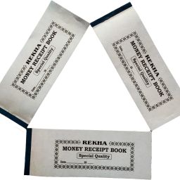 Rekha Money Receipt Book 40pages (Combo 3pcs) 1-Part Money Receipt Book-23
