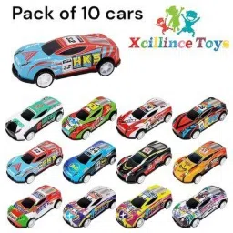 Unbreakable Alloy Metal Pull Back Car Set(MULTICOLOR)A_29-14