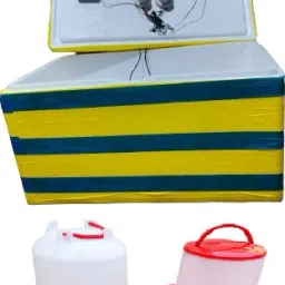 EPS Th Body 100 chicken capacity 1 drinker 1 feeder two holders Egg Incubator-image-3