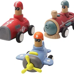 Push and Go unbreakable toy Set for Kids _ Plane,Train-26