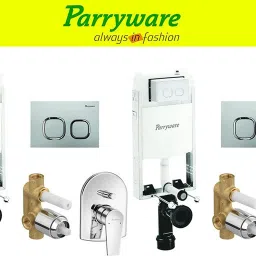 Half Frame Concealed Cistern, with divater body upper Praseo set of 2 pic 343 Dual Flush Tank-picture-2