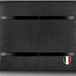 Men Formal, Trendy Black Artificial Leather Wallet-image-47