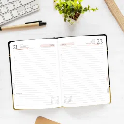diarymart Hard Bound Corporate 2025 Diary with Dates I New Year Daily Planner Diary 2025 I A5 Diary Ruled 344 Pages image 2