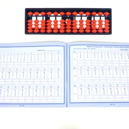 abica 13 Rod Single Colour Abacus with 2 Practice Workbooks - Level 1 image 5