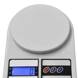 texla 1 Gm To 10 Kg Portable Multipurpose Round Plate kitchen Weighing Scale (White) Weighing Scale-25