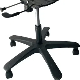OFFICE Executive Chairs Revolving Chair Nylon Fiber Base + Casters (Black) Wheels + Gas Hydraulic Lift Cylinder (120 mm) + Chair Plate Double Lever Push Back Heavy Duty Mostly Fited to Every Chair Fixed Furniture Caster-image-83