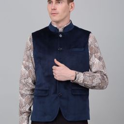 cantabil Solid Men Waistcoat-picture-9