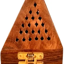 Agarbatti Incense Holder Box & Dhoop Stand | Wooden Sambrani Wooden Incense Holder-image-47