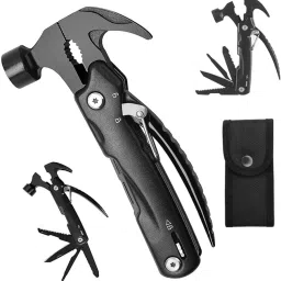 12 in 1 Hammer Mini Hammer Camping Gear Survival Tool Speciality Hammer-1