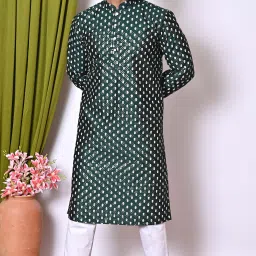 Men Dupion Silk Kurta Pyjama Set-image-18