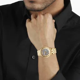 titan Metal Mechanical Analog Watch - For Men NT90140YM01 image 2