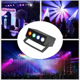hexagear Adjustable RGB LED Light – Party, Birthday & Ganesh Ji Mandir Decor Disco Ball Set image 5