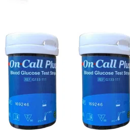 On Call Plus Code Strips 100 Glucometer Strips - 100 Glucometer Strips-26