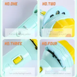 yogi 2-in-1 Projector Flashlight for Kids | Educational Story Torch & Night Light image 2