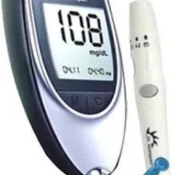 DrMorepen Blood Sugar Glucose checking machine With 10 lacets (Only Glucometer+lancet+lancing device - Without Strips) Glucometer-9