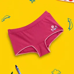 XY Life Girls Scribbles Dark Pink Intellisoft Tencel Modal Briefs-image-48